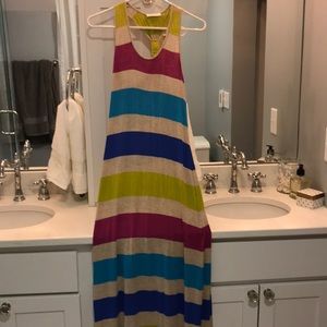 Calvin Klein Striped Maxi Dress, size 6